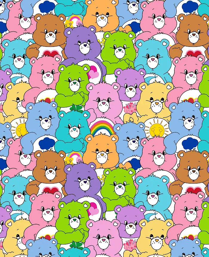 the purple care bear