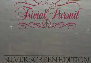 What are the categories in Trivial Pursuit Silver Screen