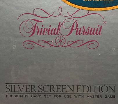 What are the categories in Trivial Pursuit Silver Screen? - Omigods